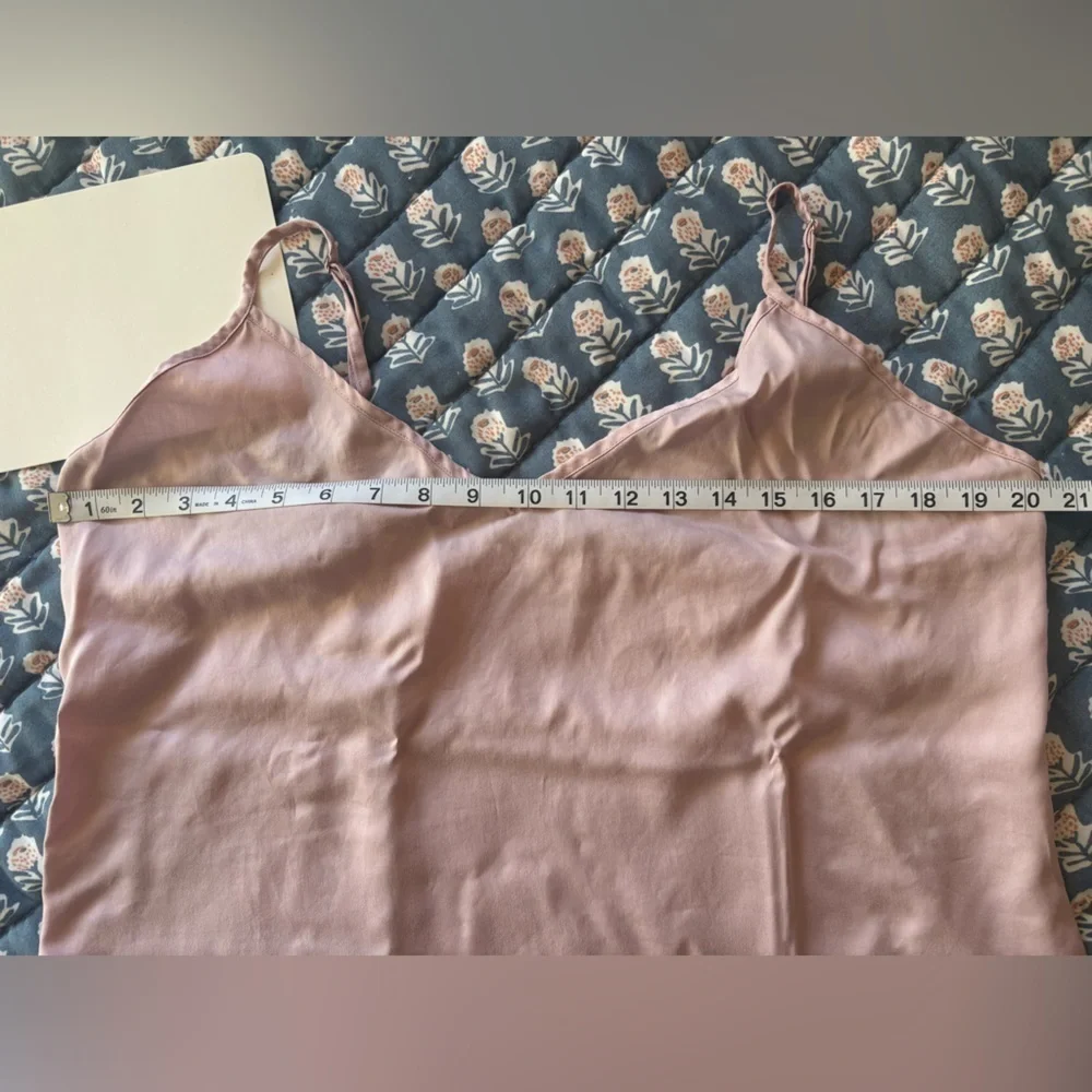 🌿NWT Ettitude Bamboo Women's Cami, Pick Lg (Ocean) or XL (Onyx OR Rose) 💤 - Picture 8 of 12